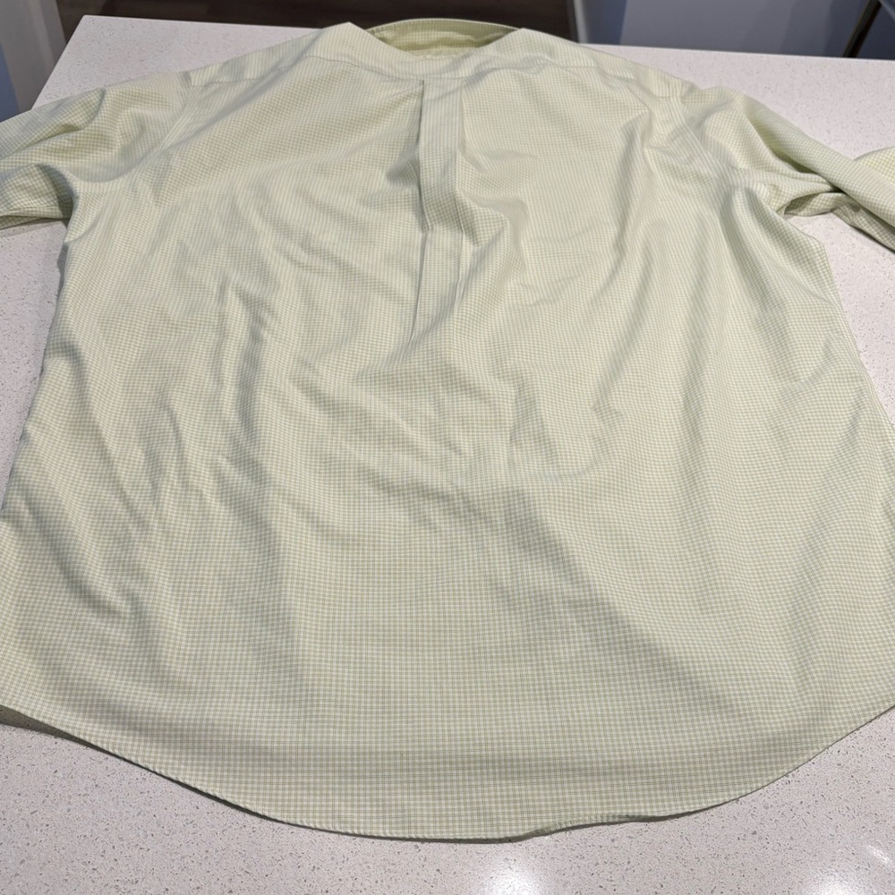 Brooks Brothers Pale Green Dress Shirt, Size 17 2/3 - Picture 9 of 10